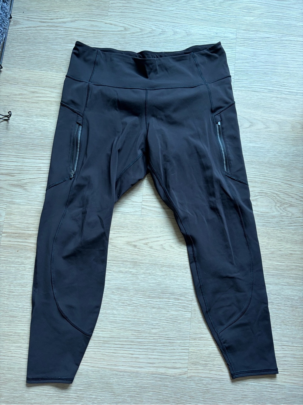 Women’s Athleta Black Fleece-Lined Leggings
